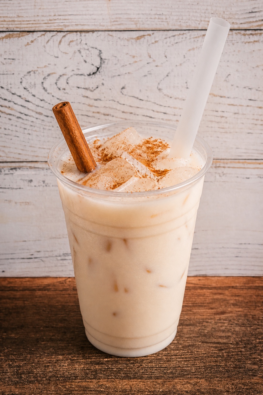 Horchata con canela de Ventanita Tex Mex