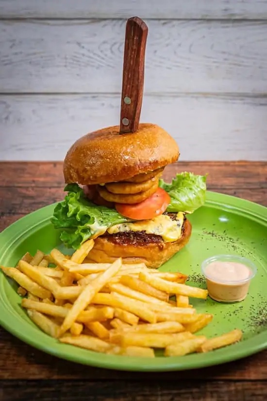 Hamburguesa Texana de Ventanita Tex Mex