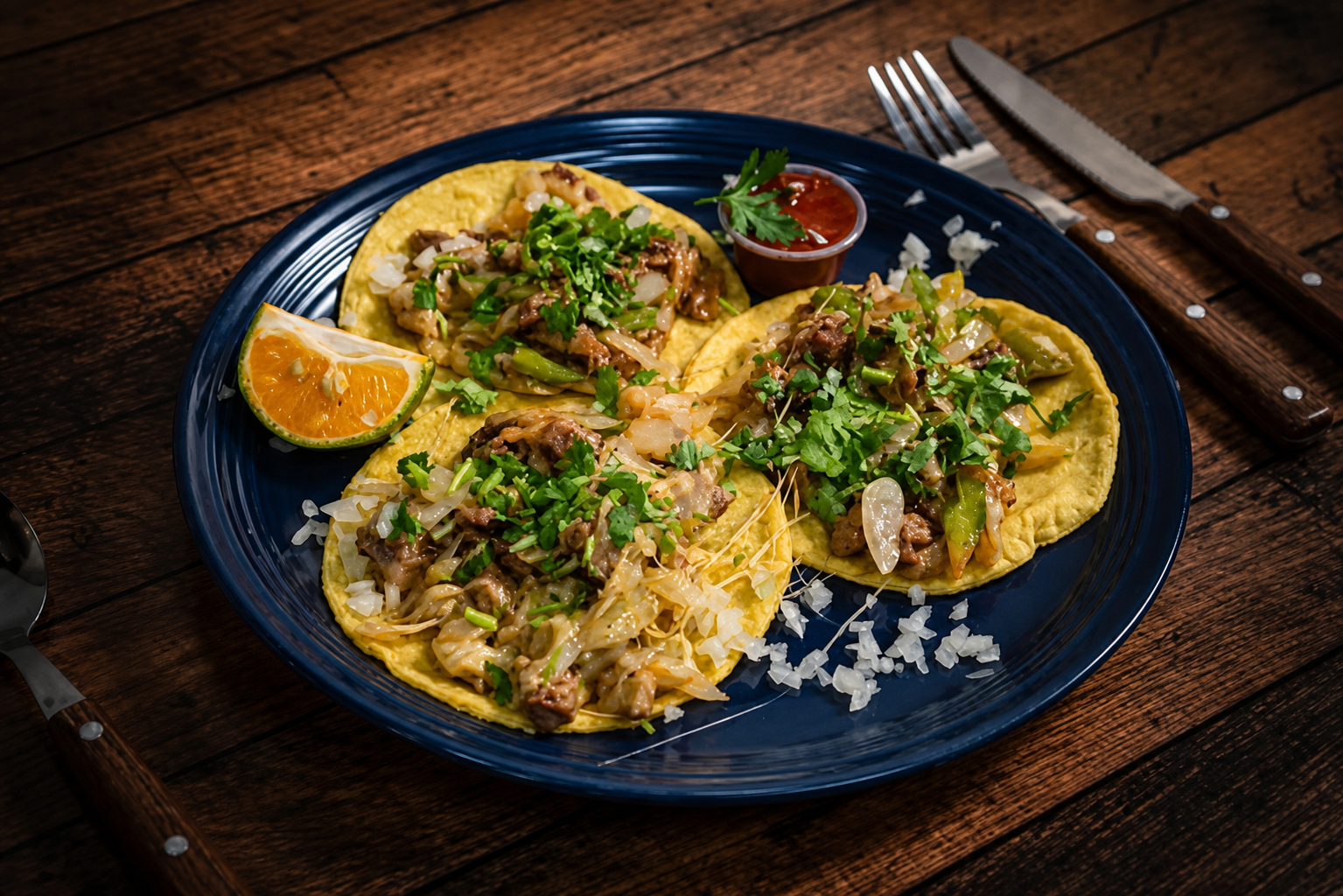 Tacos de alambre de Ventanita Tex Mex
