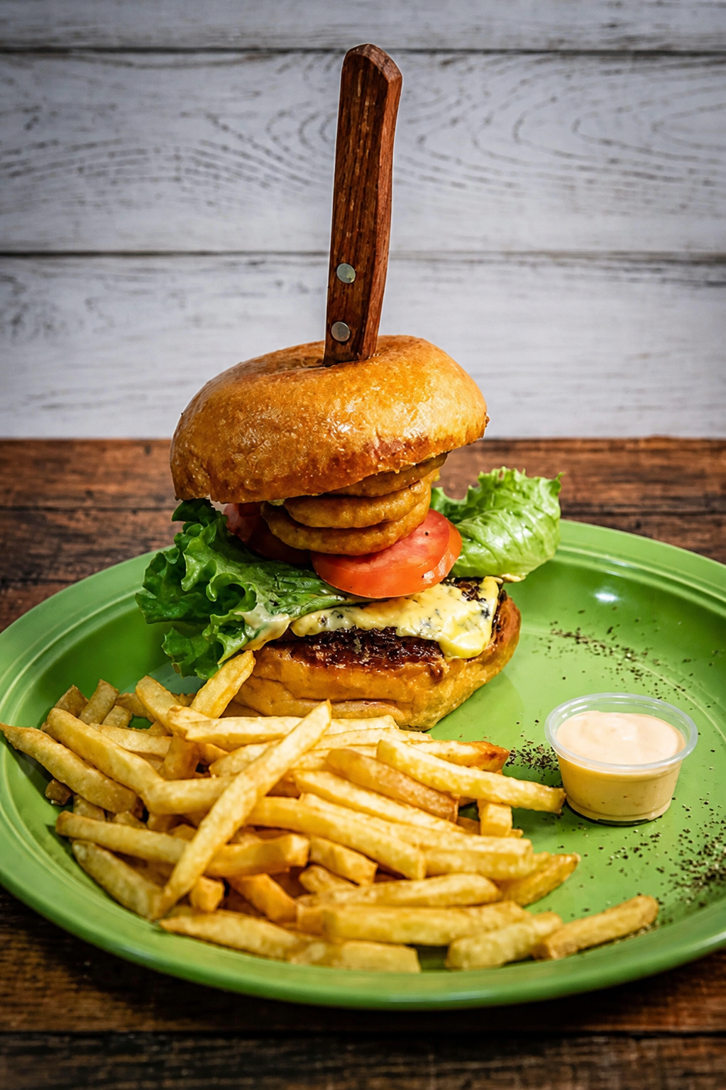 Hamburguesa Texana de Ventanita Tex Mex